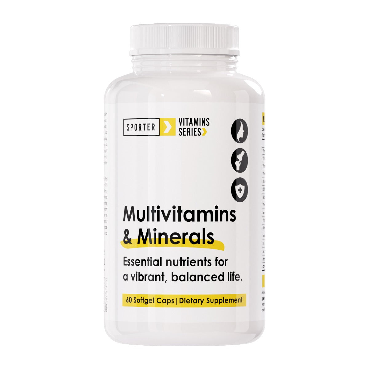 Sporter - MultiVitamin & Minerals - Unflavored - 60 Softgels 