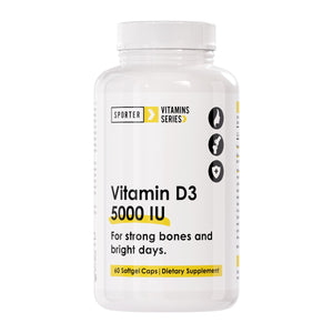 Sporter - Vitamin D 5000 IU - Unflavored - 60 Softgels 