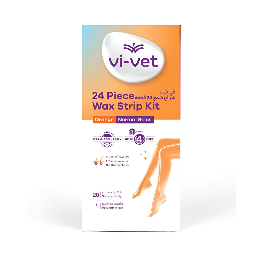 Vi-Vet Hair Removal Strips 24pc For Normal Skin