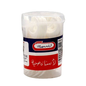 Nesmat Tooth Picks 50pc Plastic Container With String