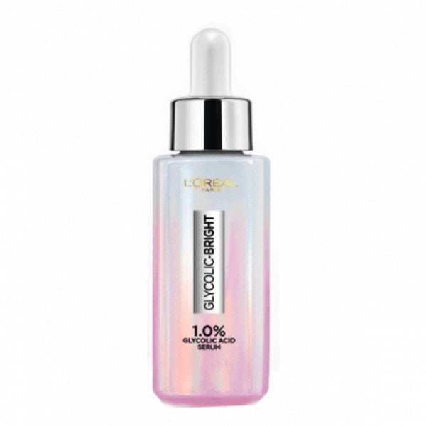 Loreal face serum 30ml glycolic bright for instant radiance