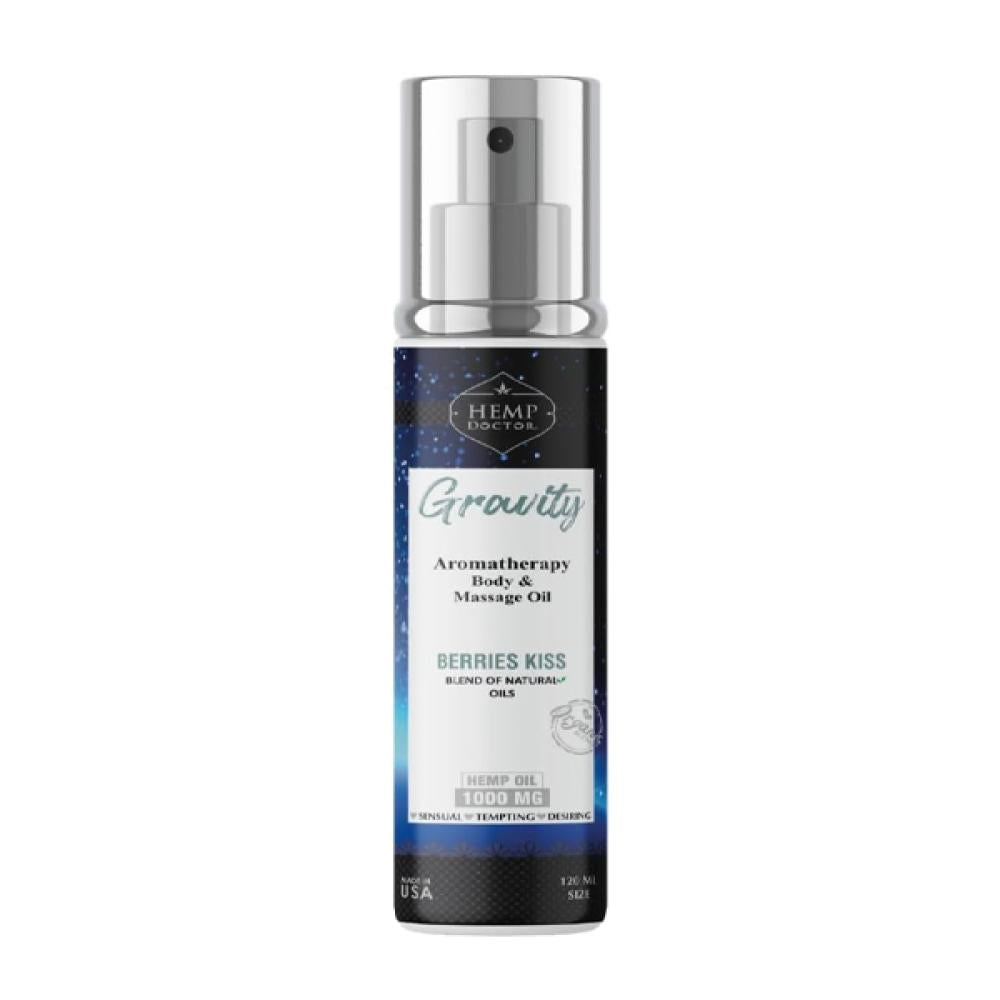 Hemp Doctor Massage Oil 120ml Body With Cranberry Scent