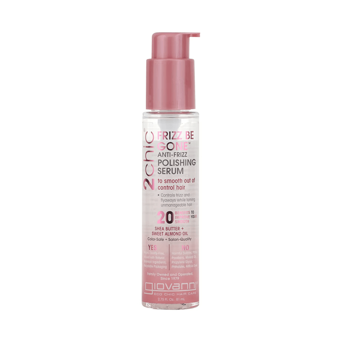 Giovanni Giovanni Hair Serum 81ml 2chic Polishing Frizz Be Gone Anti Frizz