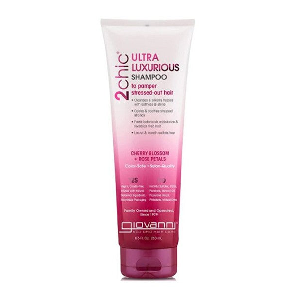 Giovanni Giovanni Hair Shampoo 250ml 2chic Ultra Luxurious With Cherry Blossom & Rose Petals