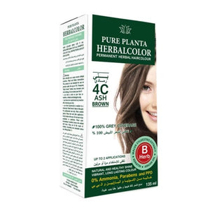 Pure Planta Ammonia-Free Hair Color 135ml 4C Ash Brown