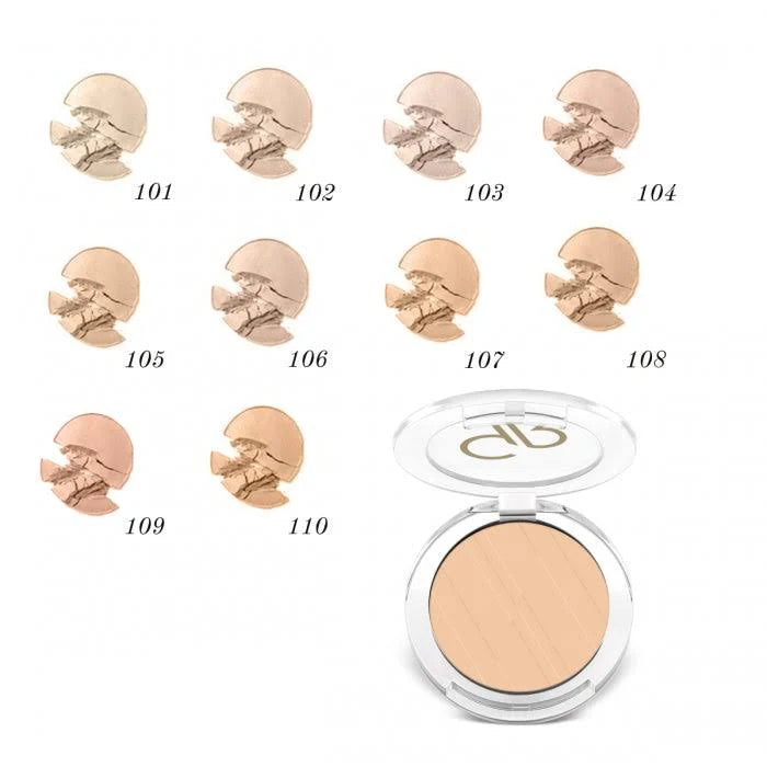 Golden Rose Compact Powder – بودرة وجه ناعمة وطويلة الأمد