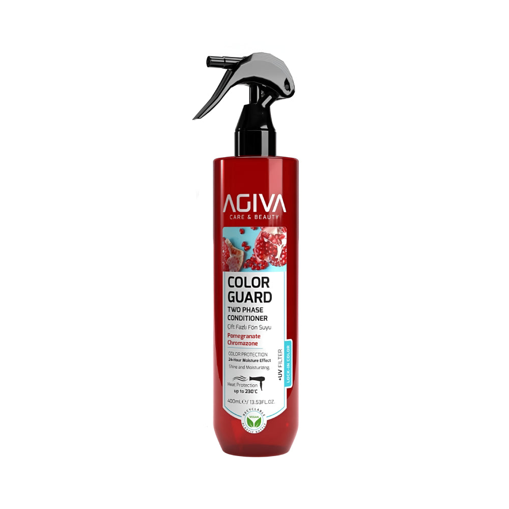 Agiva Hair Heat protection Spray 400ml With Pomegranate To Maintain Hair Color