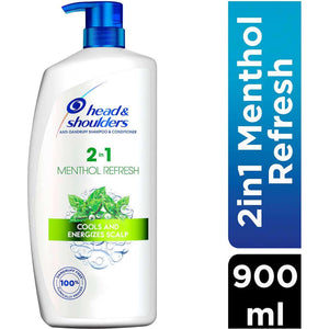 Head and Shoulders Shampoo 2 in 1 Menthol900 ml