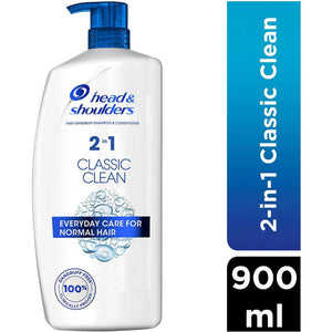 Head and Shoulders Shampoo 2 in1 Classic Clean900 ml