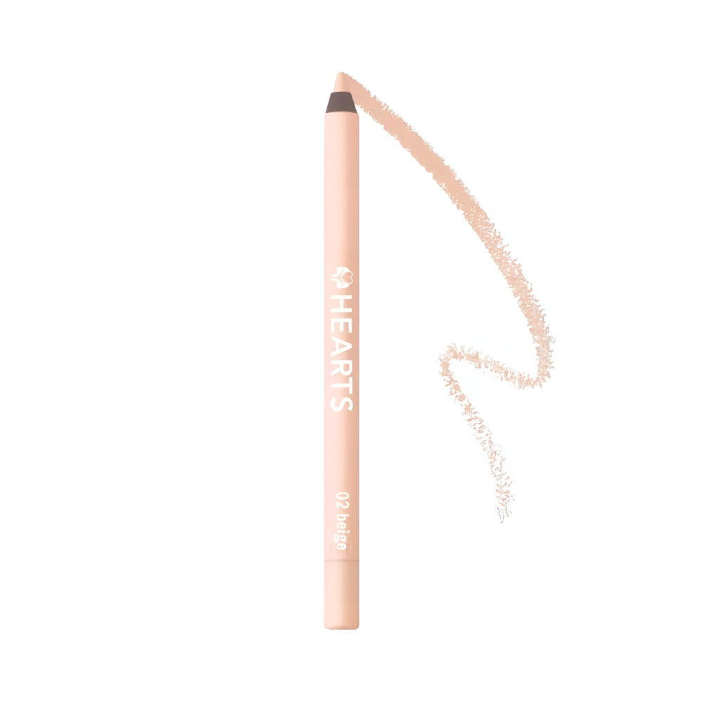 Hearts Hearts Eyeliner Pen 02 Waterproof Beige