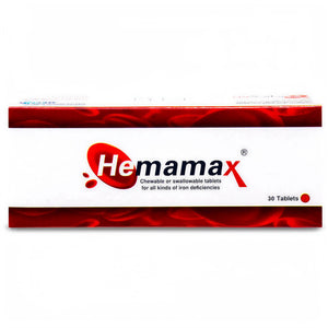 Hemamax Iron & Folic Acid 30 Tablets - Hemoglobin Support Supplement