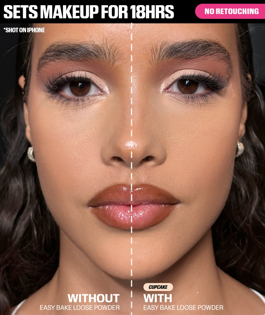 Huda Beauty Easy Bake Loose Powder – Ube Birthday Cake Setting Powder