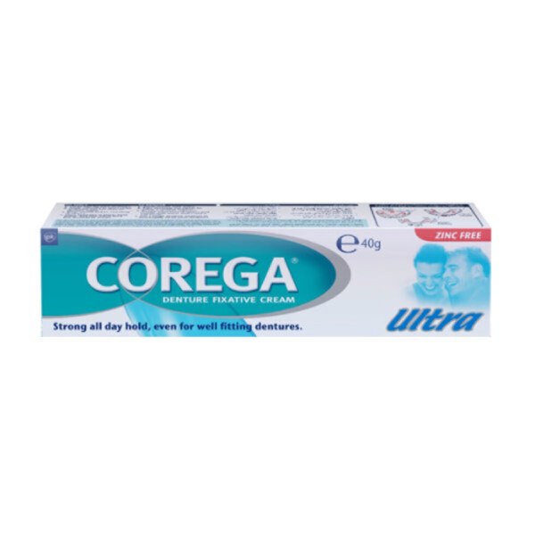Corega denture adhesive 40ml ultra with mint