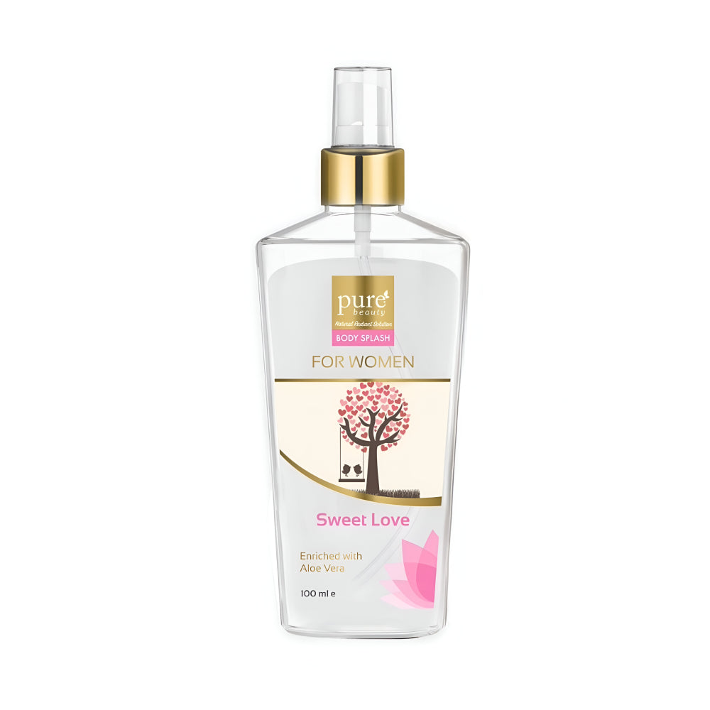 Pure beauty body splash 100ml women sweet love