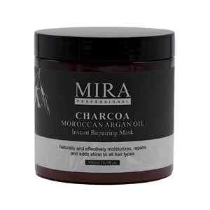 Mira Hair Mask 500ml For Instant Repair With Moroccan Charcoal