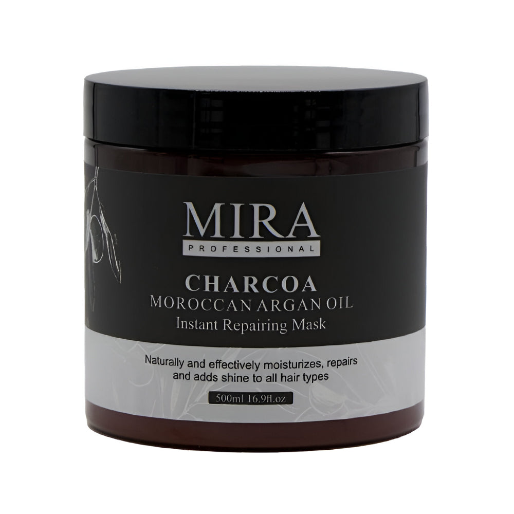 Mira Hair Mask 500ml For Instant Repair With Moroccan Charcoal