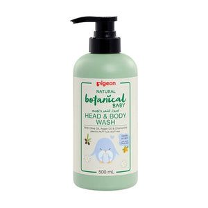 Pigeon hair & body wash 500ml with olive oil argan oil and chamomile