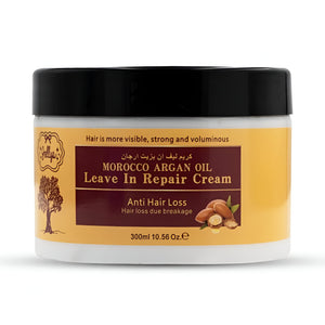 Jellys Hair Cream Leave In 300ml With Argan Oil