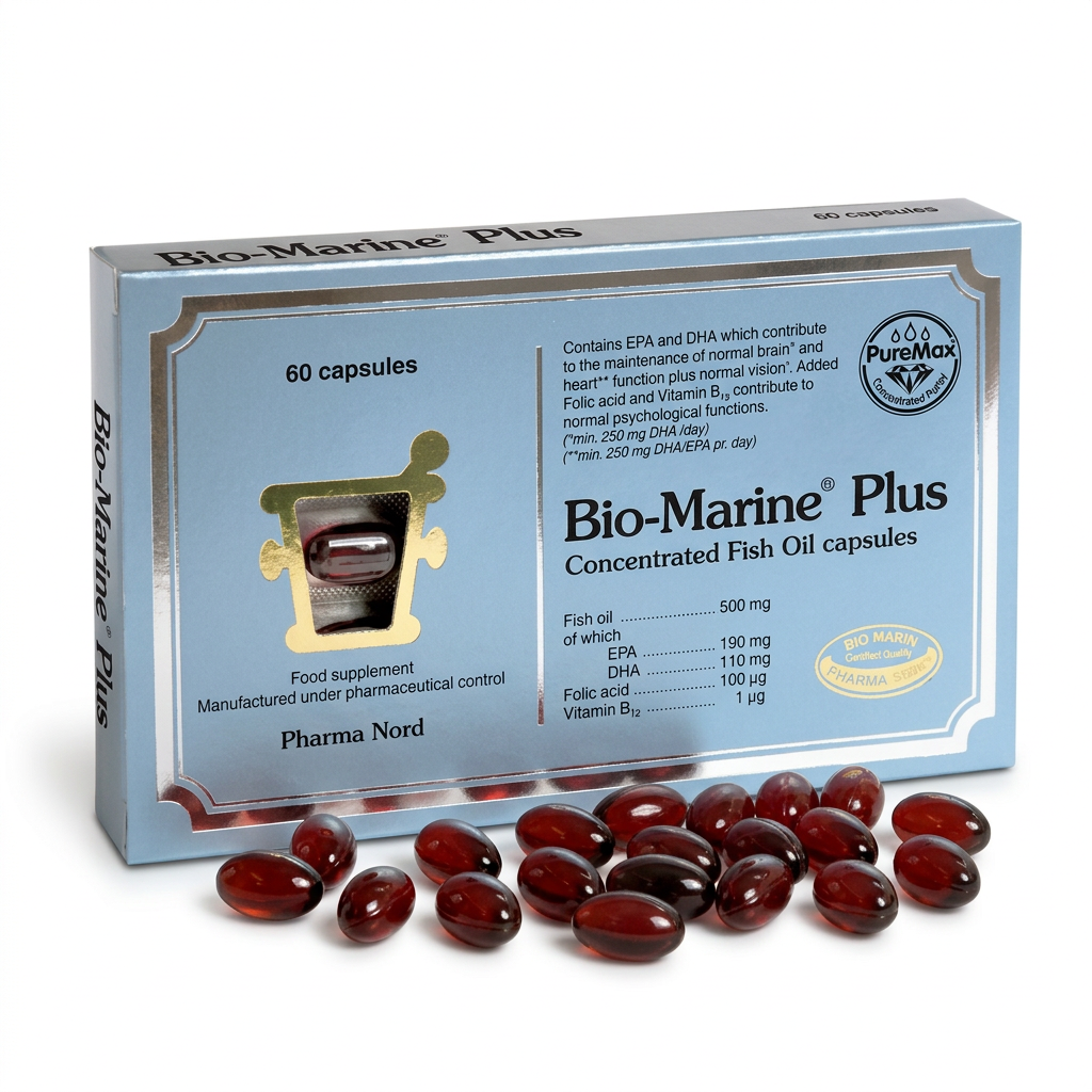 Pharma Nord Bio-Marine Omega-3 – EPA & DHA Fish Oil 60 Capsules