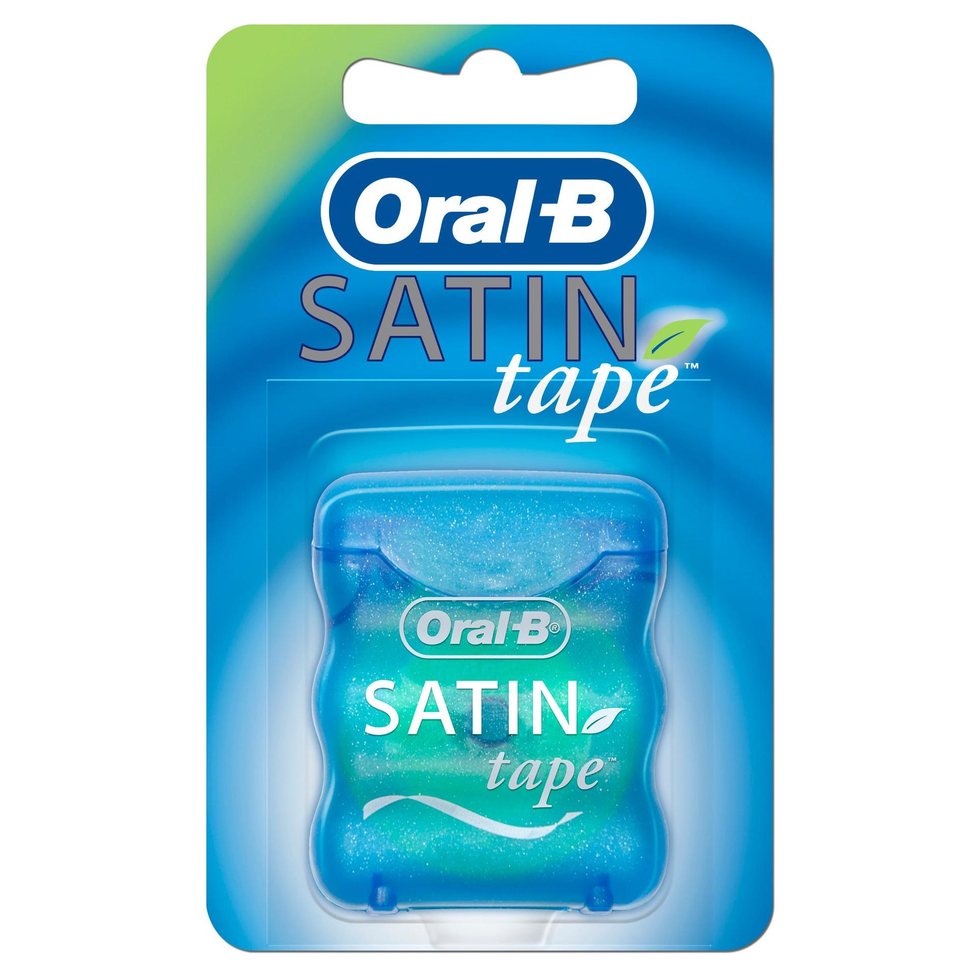 Oral b satin tape dental floss 25m mint