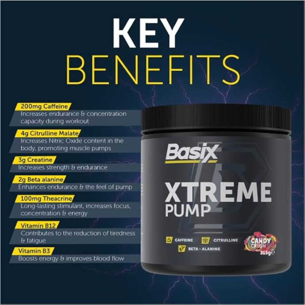 Basix Xtreme Pump Candy Crush 330g