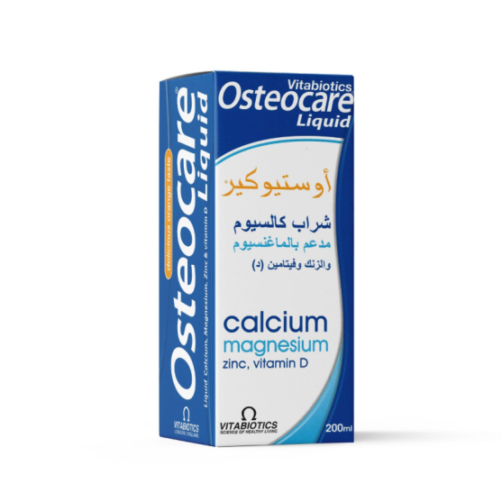 Osteocare Syrup 200 Ml – Calcium and Vitamin D Liquid Supplement