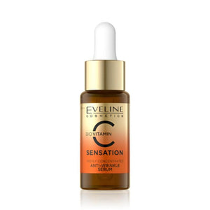 سيروم وجه Eveline 18ml مضاد للتجاعيد 3 في 1 بـ Vitamin C