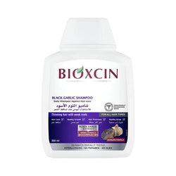 Bioxcin شامبو الشعر 300 مل الثوم الأسود