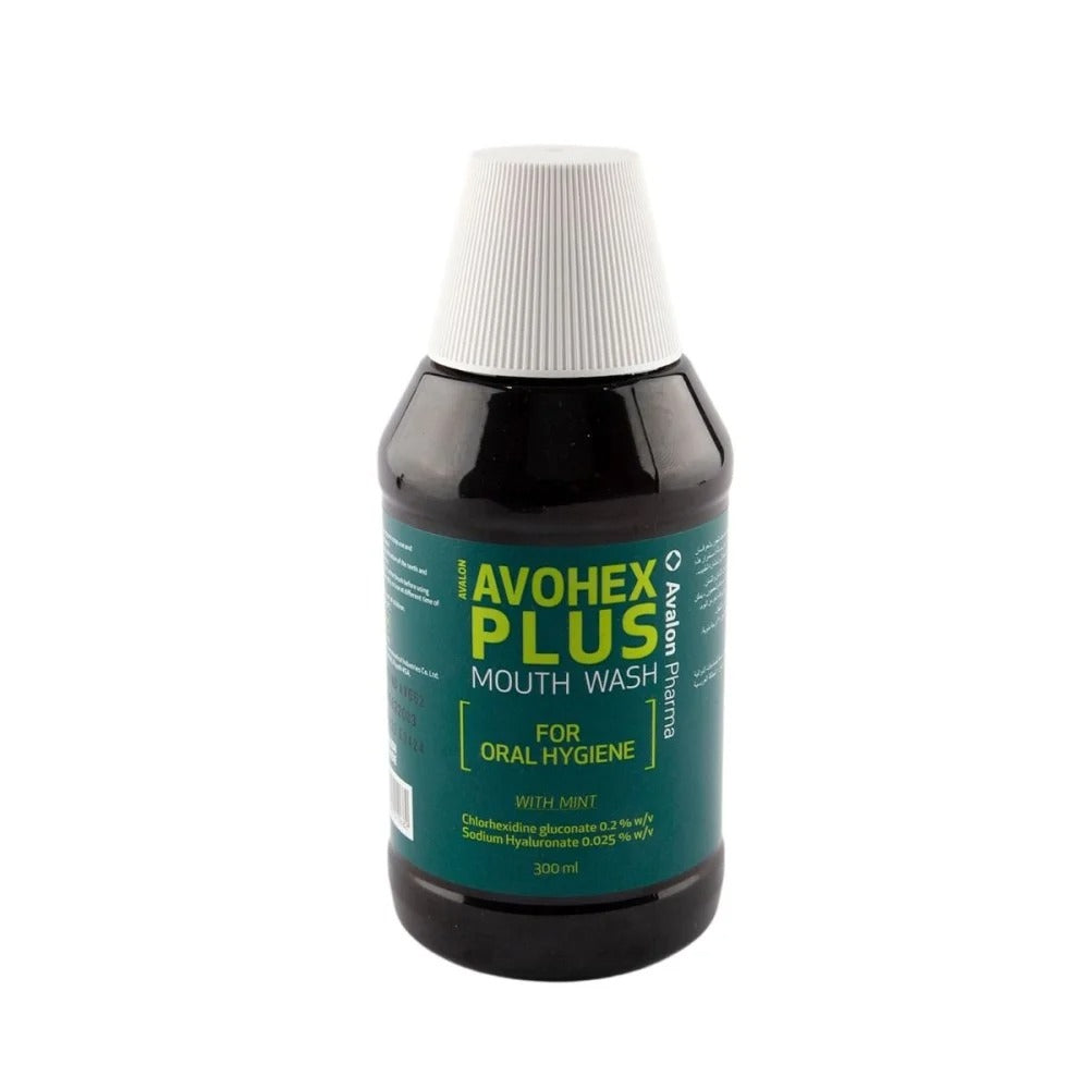 Avalon Avohex Plus Antiseptic Mouthwash with Mint – 300ml