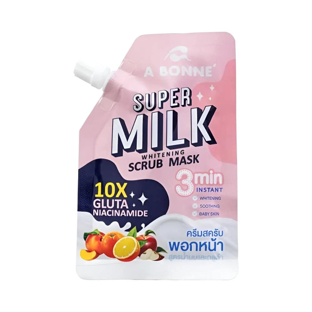 ماسك تقشير وتفتيح A Bonne Super Milk Whitening Scrub | مقشر مفتح للوجه