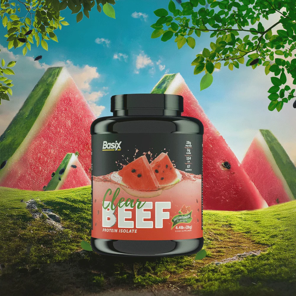 Basix Clear Beef Protein Isolate Juicy Watermelon 4.4 LB