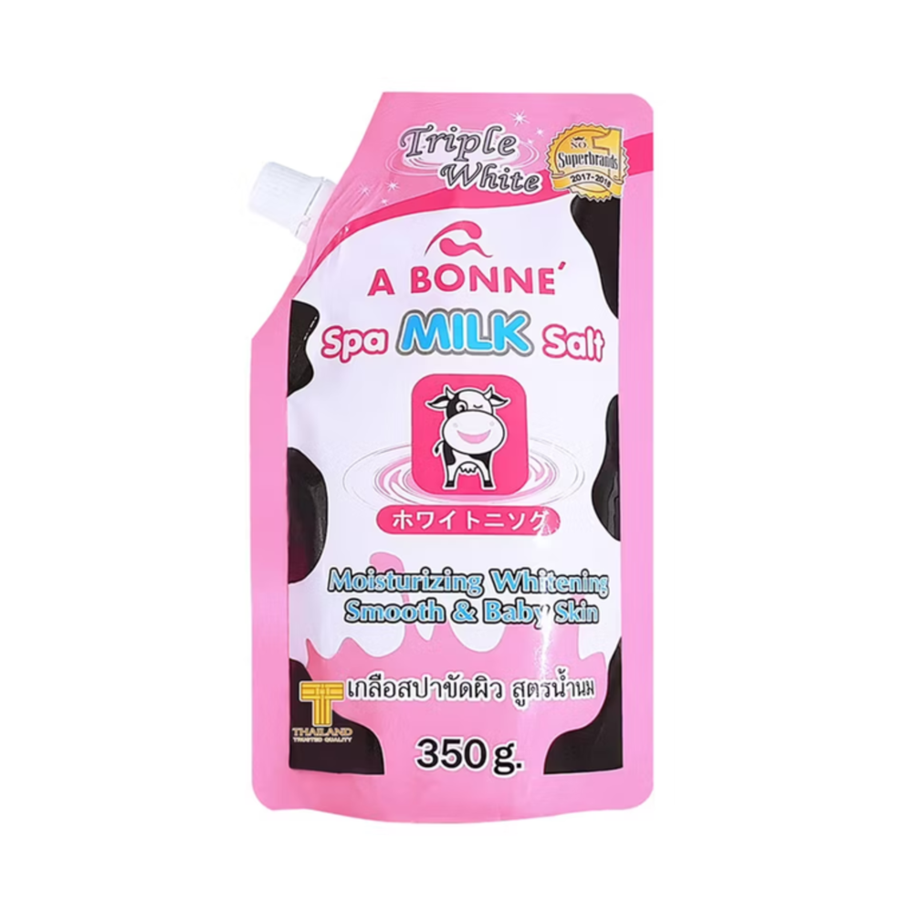 A Bonne Super Milk Scrub Mask & Spa Milk Salt Body Scrub- Whitening