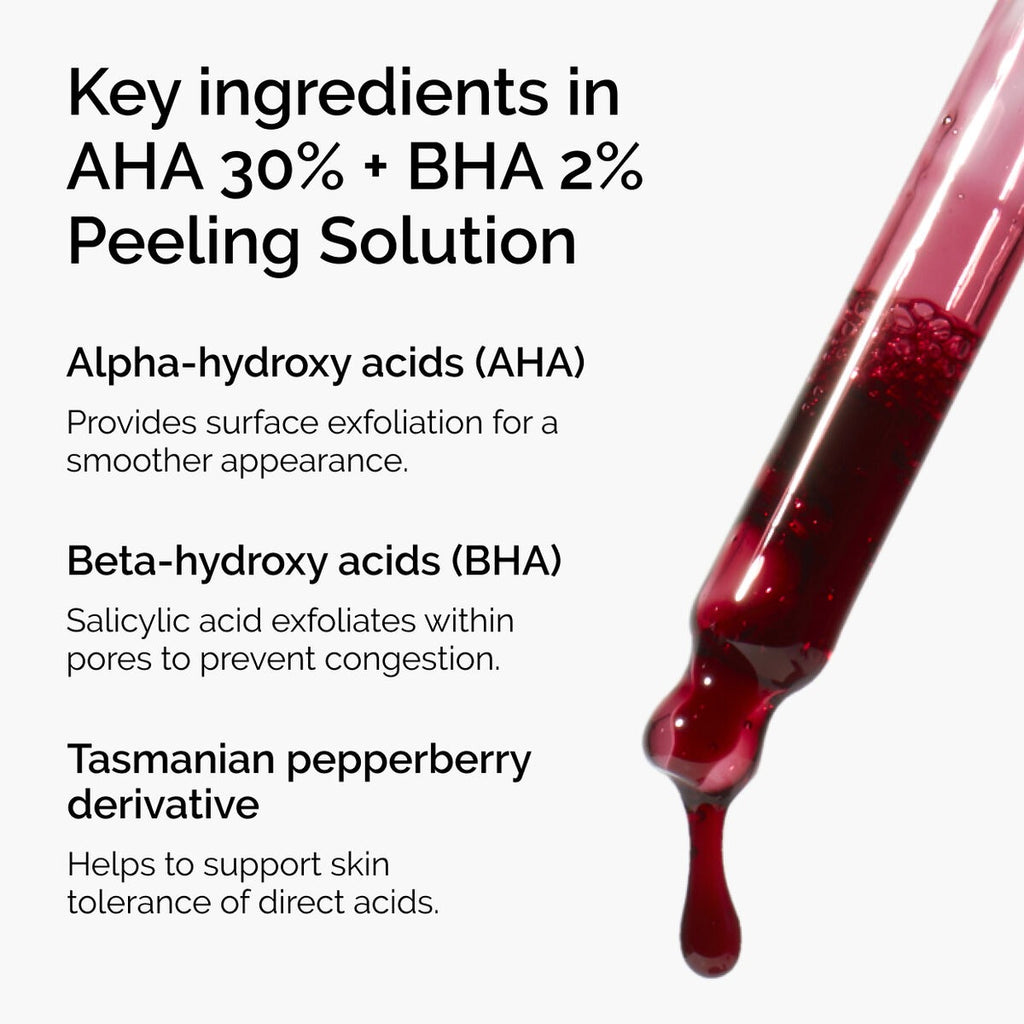 The Ordinary AHA 30% + BHA 2% Peeling Solution Exfoliating Face Peel 30ml