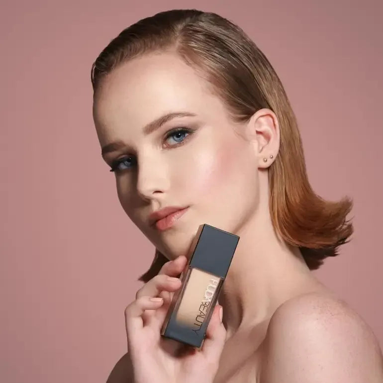 أساس Huda Beauty Focus Filter Luminous Matte Liquid – 100B Milkshake