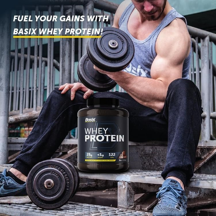 Basix Muscle Whey Protein Chocolate Chunk 5 LB