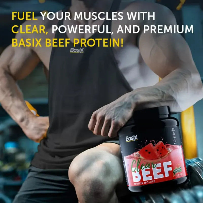 Basix Clear Beef Protein Isolate Juicy Watermelon 4.4 LB