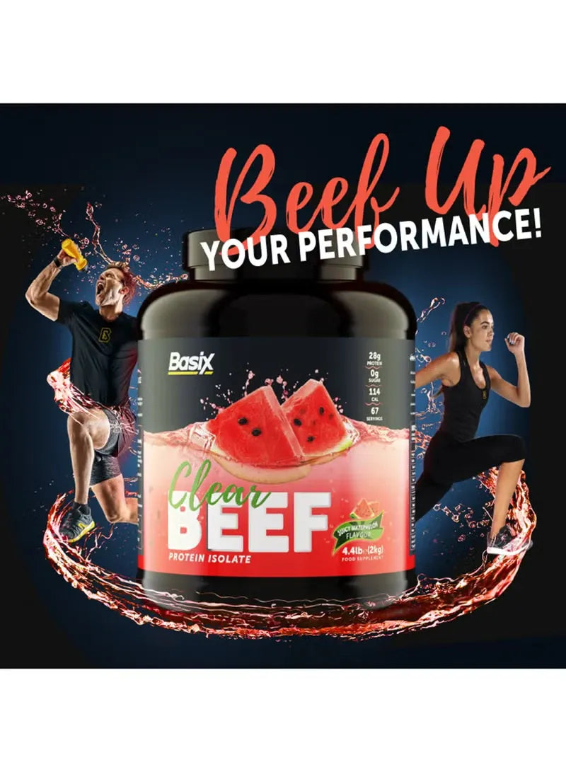Basix Clear Beef Protein Isolate Juicy Watermelon 4.4 LB
