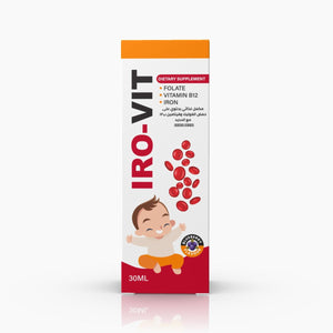 Irovit, Dietary Supplement, Folate, Vitamin B12 & Iron - 30 Ml