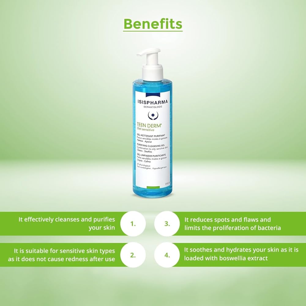 Isispharma Gel Purify & Cleanse – غسول وجه منقٍّ للبشرة الدهنية