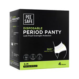 Pee Safe Pads 4pc Single Use Panties Small To Medium