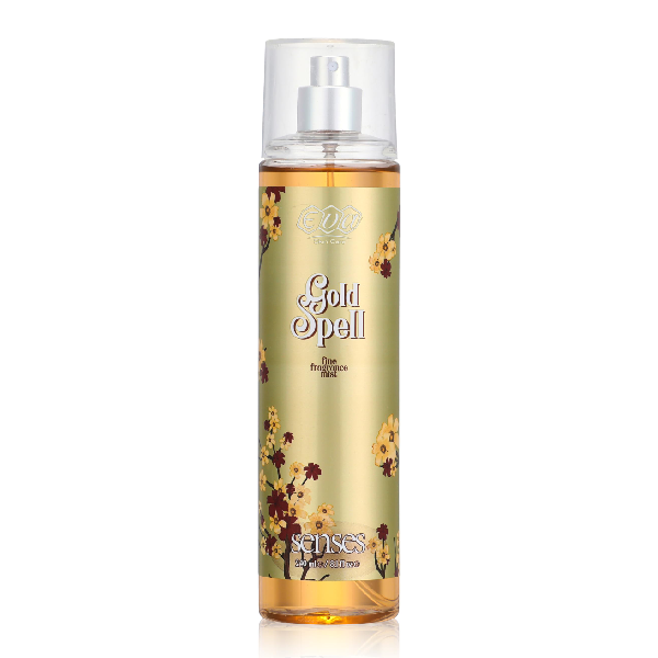 Eva Body Splash 240ml Skin Care Senses Gold Spell