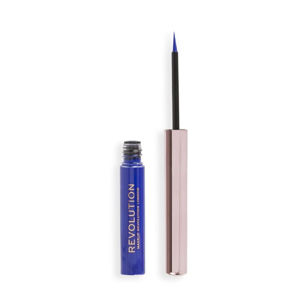 Revolution eyeliner liquid super flick blue