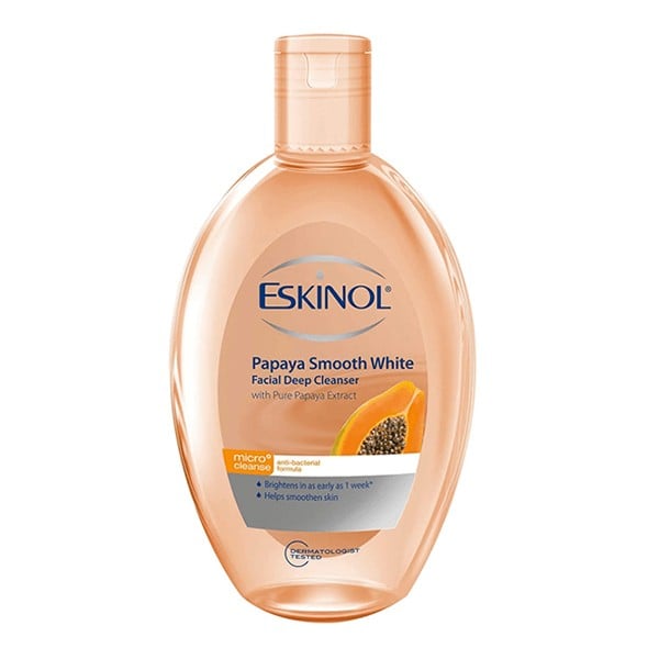 Eskinol Face Cleanser 225ml Papaya Smooth White