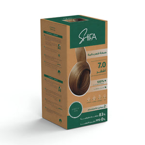 Shifa Permanent Hair Color 100ml 7.0 Blonde