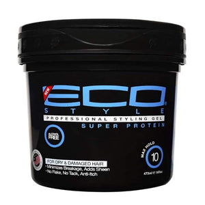 Eco Style Hair Gel 473ml Super Protein