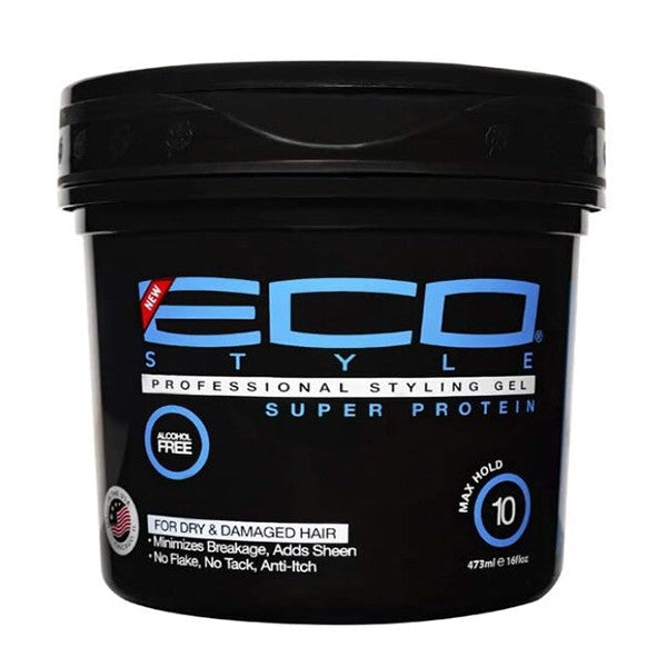 Eco Style Hair Gel 473ml Super Protein