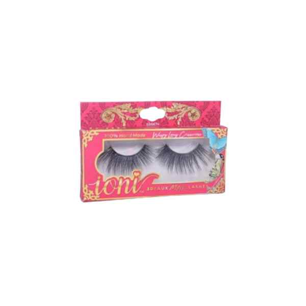 Ioni Eyelashes 3D Mink Wispy Long CrissCross