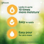 Johnson's Baby Oil Gel – مرطب بعطر زهري منعش، 6.5 أونصة