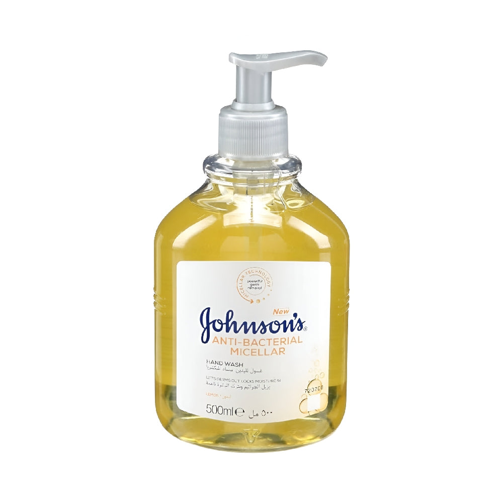 Johnson's Antibacterial Micellar Body Wash Lemon 500ml