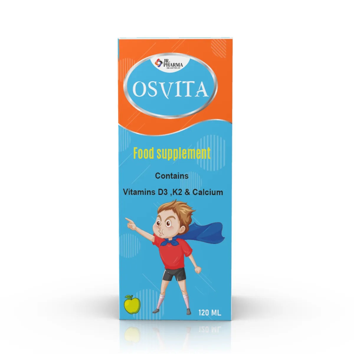 Jr Pharma Osvita Vitamin D3 K2 Calcium Syrup 120 ML